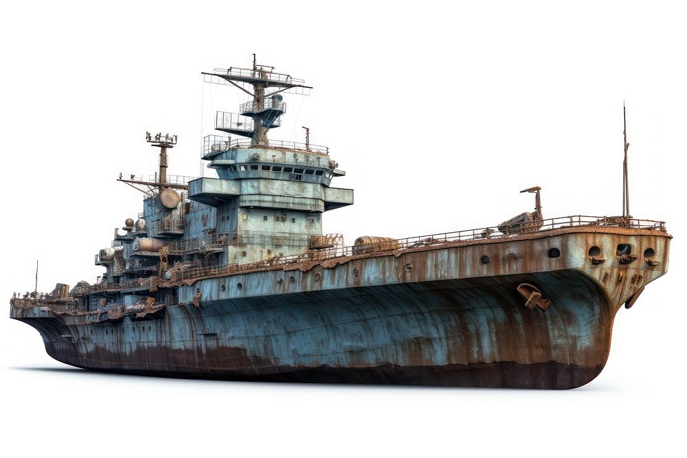 Watercraft battleship military vehicle. AI generated Image by rawpixel.
