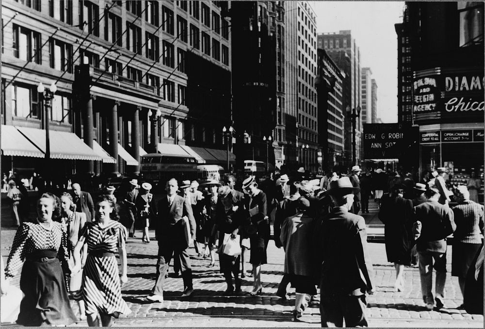 State Street. Chicago, Illinois. Sourced from the Library of Congress.