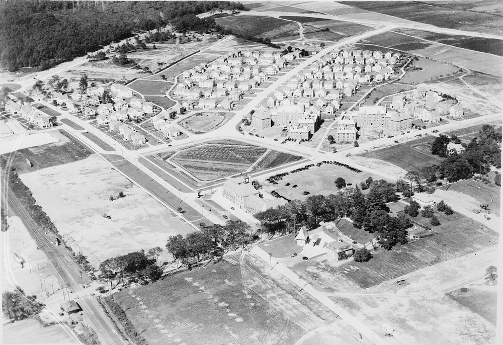 Airview. Radburn, New Jersey. Sourced from the Library of Congress.