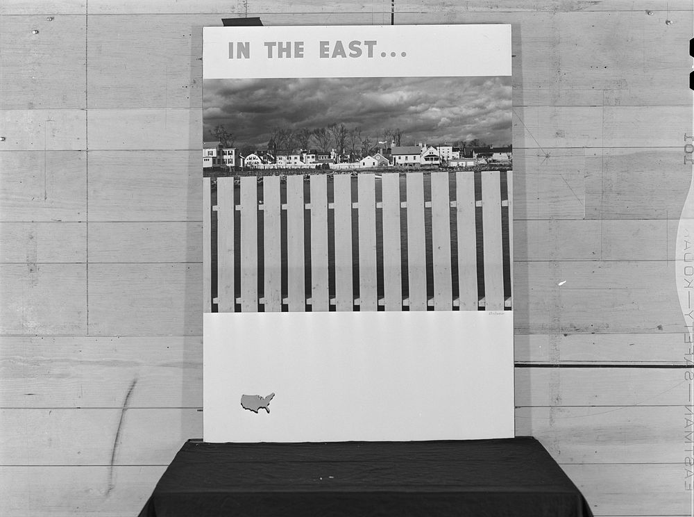 Farm Security Administration exhibit (In the East). Sourced from the Library of Congress.