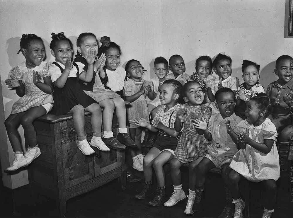 Atlanta University, Atlanta, Georgia. Nursery children. Sourced from the Library of Congress.