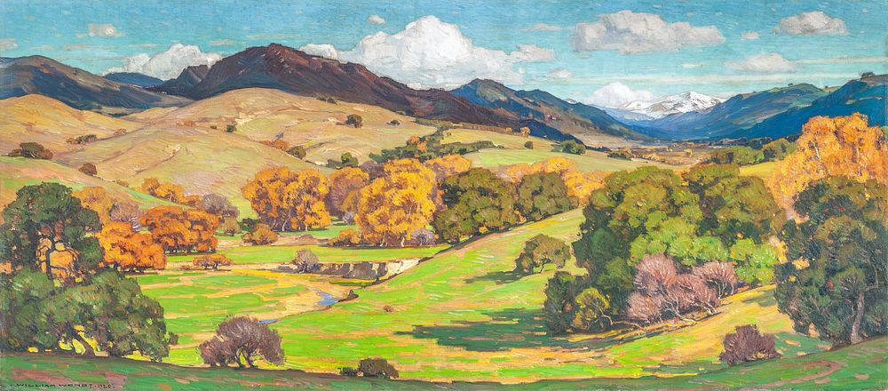 California Landscape (1920), vintage nature landscape illustration by William Wendt. Original public domain image from The…