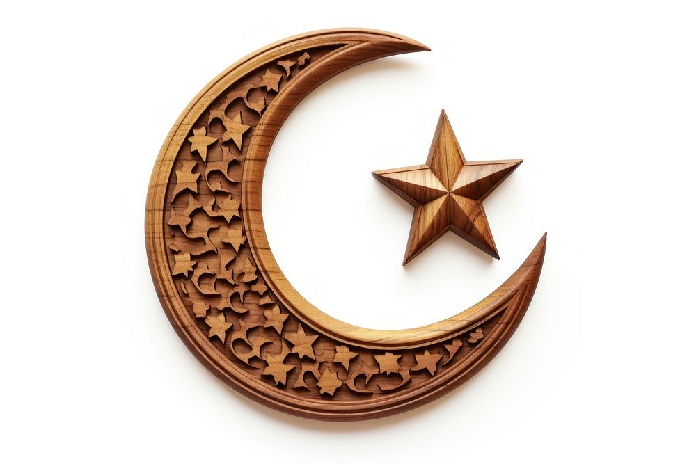 Crescent moon decoration astrology. AI generated Image by rawpixel.