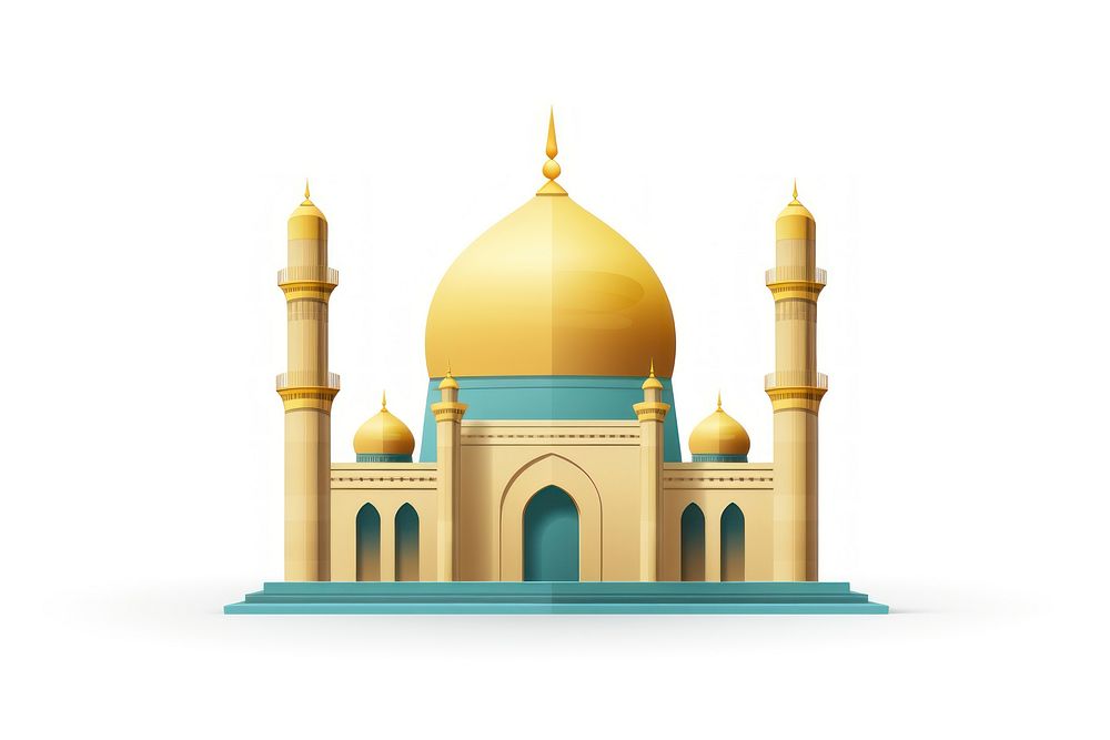 Architecture building mosque dome. AI generated Image by rawpixel.