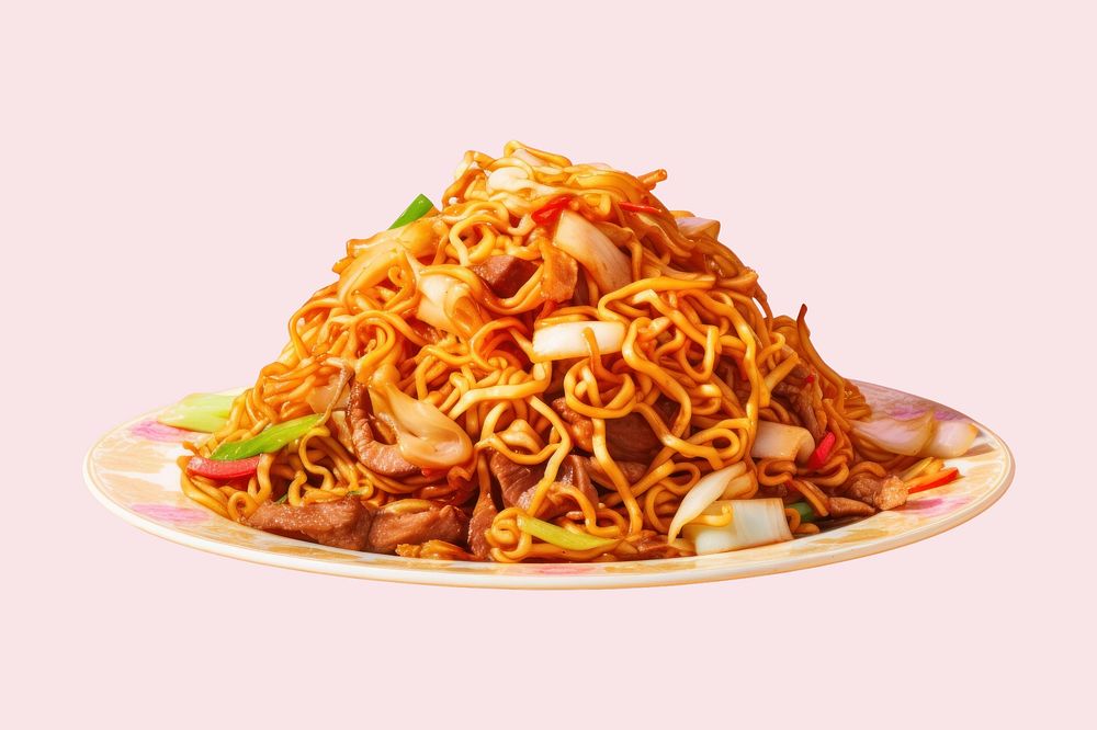 Food spaghetti noodle pasta. AI generated Image by rawpixel.