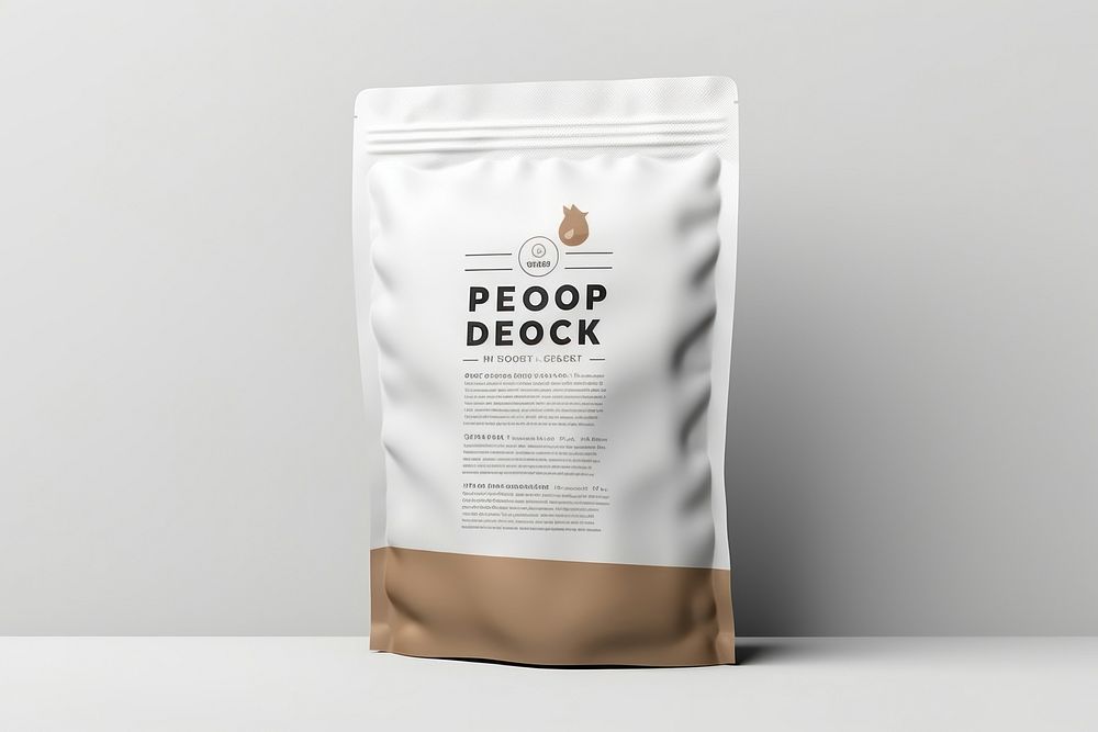 Food bag advertisement powder. AI generated Image by rawpixel.