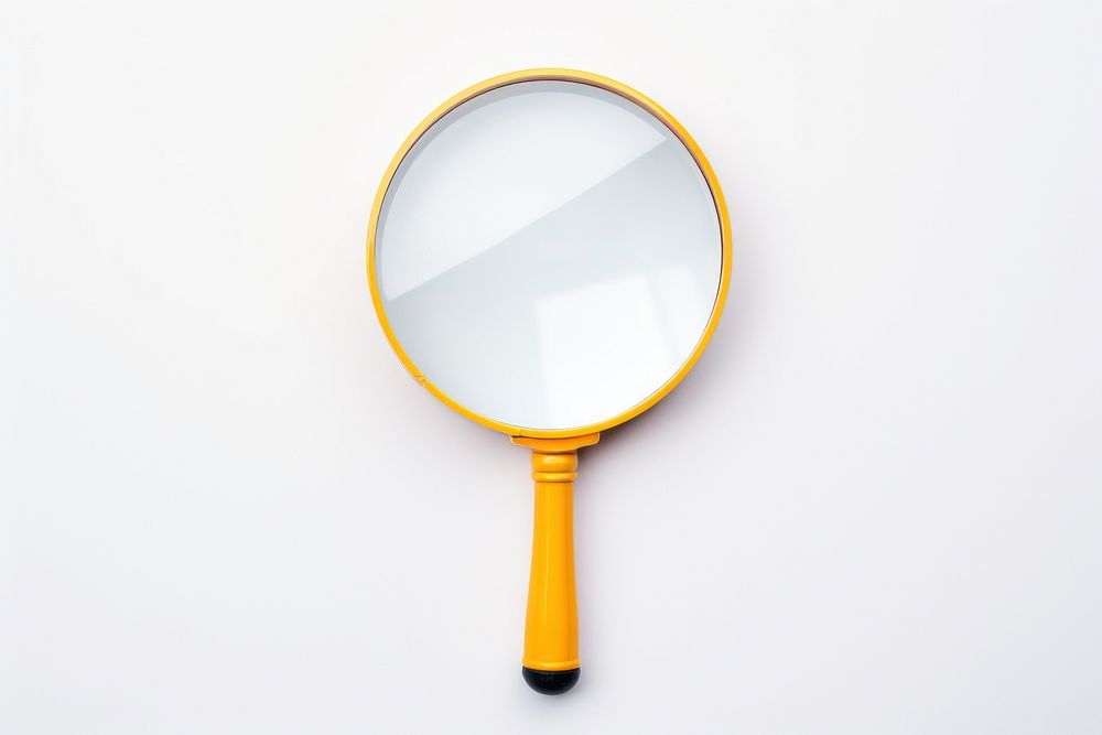 Magnifying white background reflection circle. AI generated Image by rawpixel.