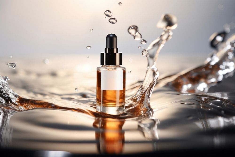 Bottle cosmetics perfume refreshment. AI generated Image by rawpixel.