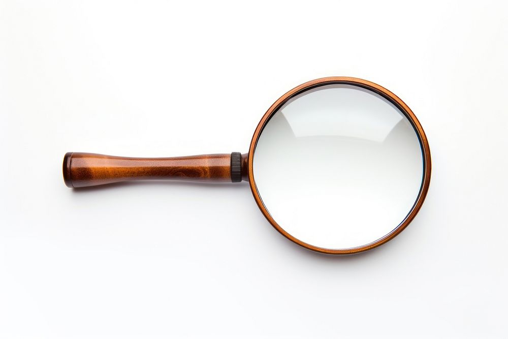 Magnifying white background simplicity reflection. AI generated Image by rawpixel.