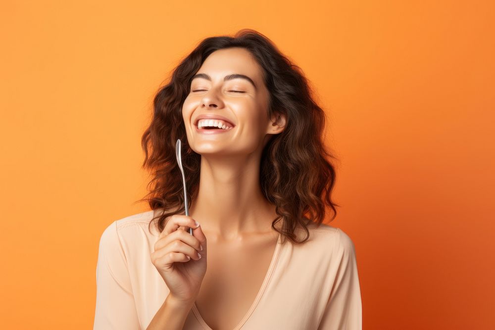 Laughing portrait smile adult. AI generated Image by rawpixel.