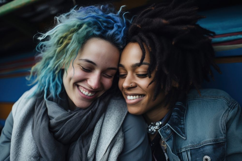 Dreadlocks laughing portrait smiling. 