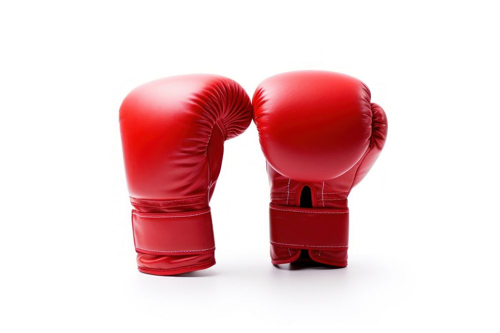 Glove boxing white background boxing glove. AI generated Image by rawpixel.