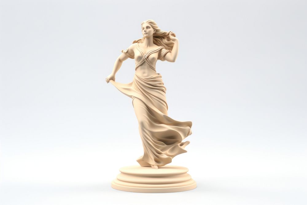 Statue sculpture figurine art. AI generated Image by rawpixel.
