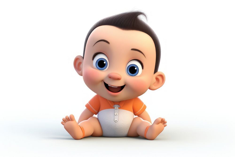 Baby cartoon doll cute. AI | Free Photo Illustration - rawpixel