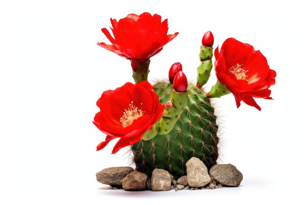 Cactus flower plant rose. AI generated Image by rawpixel.