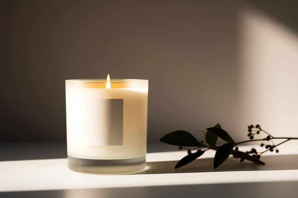 Candle lighting burning plant. AI generated Image by rawpixel.