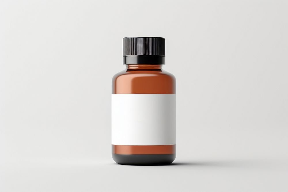 Bottle label technology aftershave. AI generated Image by rawpixel.