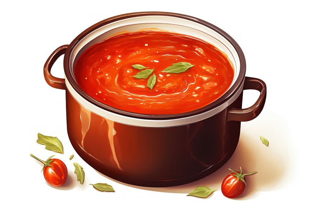 Tomato food soup dish. AI generated Image by rawpixel.