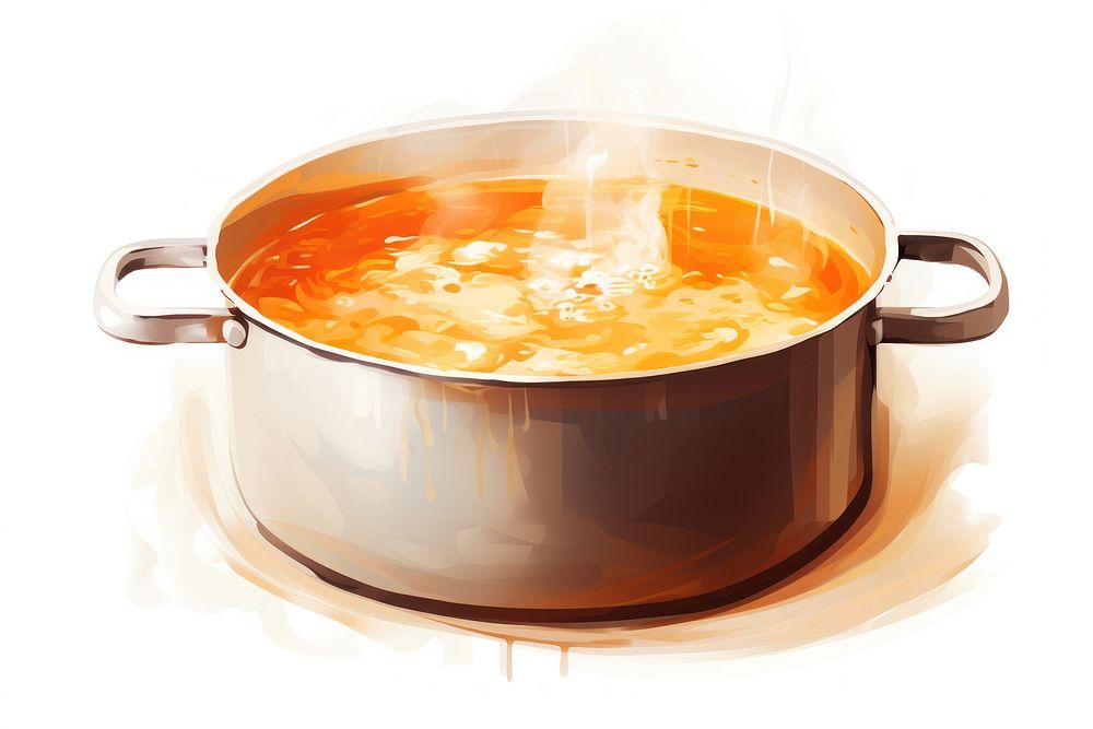 Soup boiling dish food. AI generated Image by rawpixel.