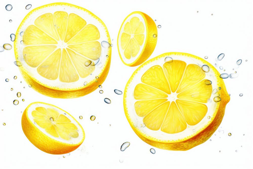 Lemon food backgrounds fruit. AI generated Image by rawpixel.