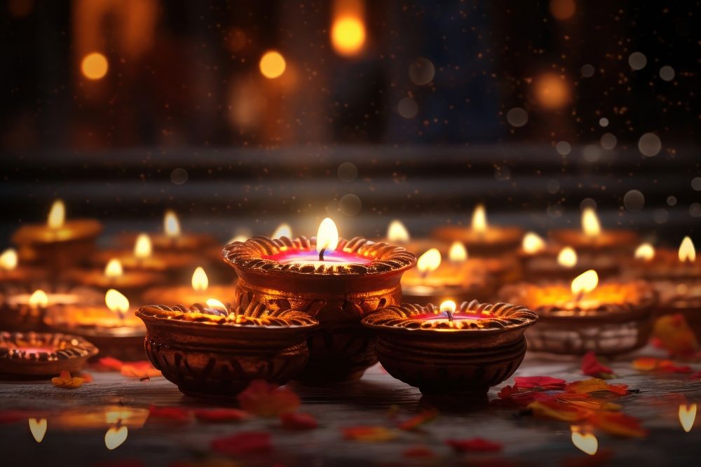 Candle diwali light spirituality. 