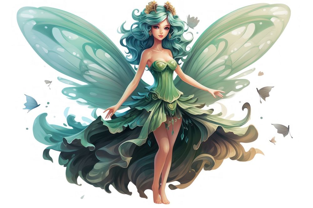 Fairy angel adult representation. AI generated Image by rawpixel.