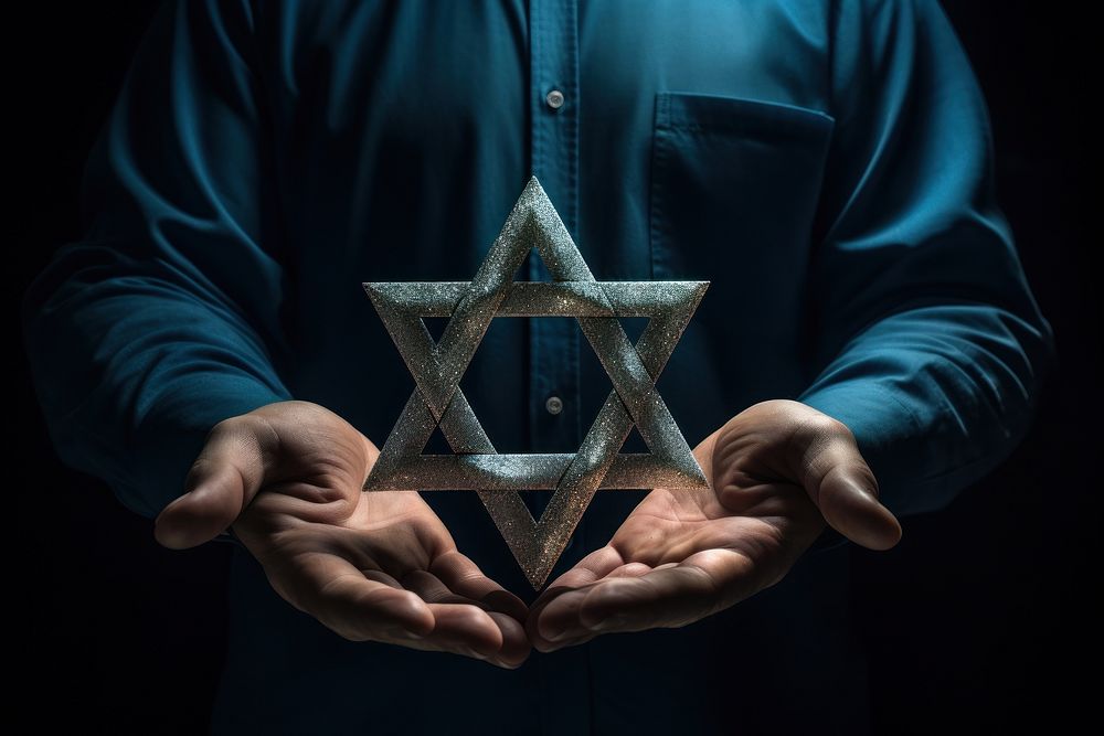 Person holding star of David, Judaism concept. AI generated Image by rawpixel.
