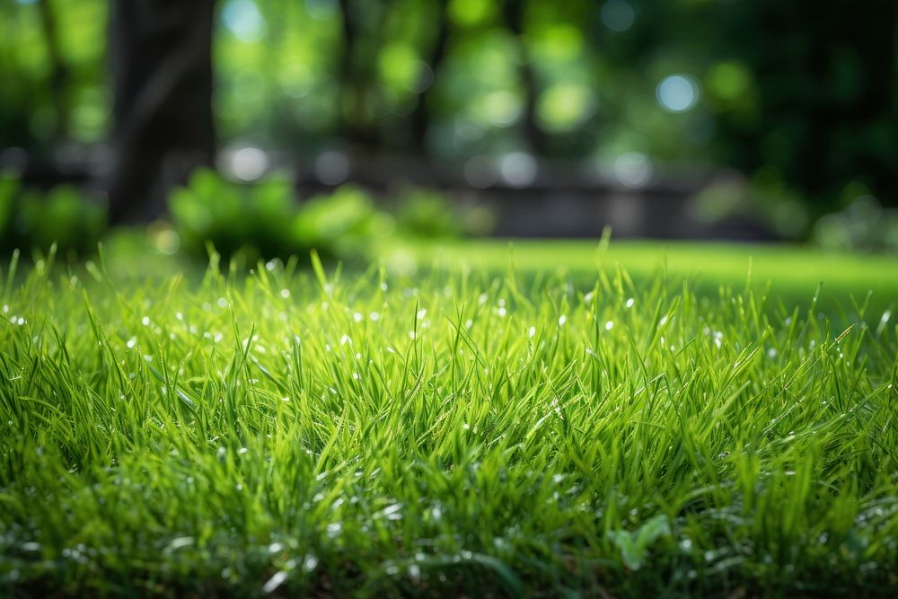 Grass backgrounds outdoors garden. 