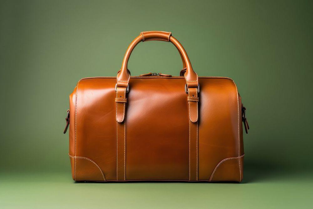 Bag briefcase handbag accessories. AI generated Image by rawpixel.