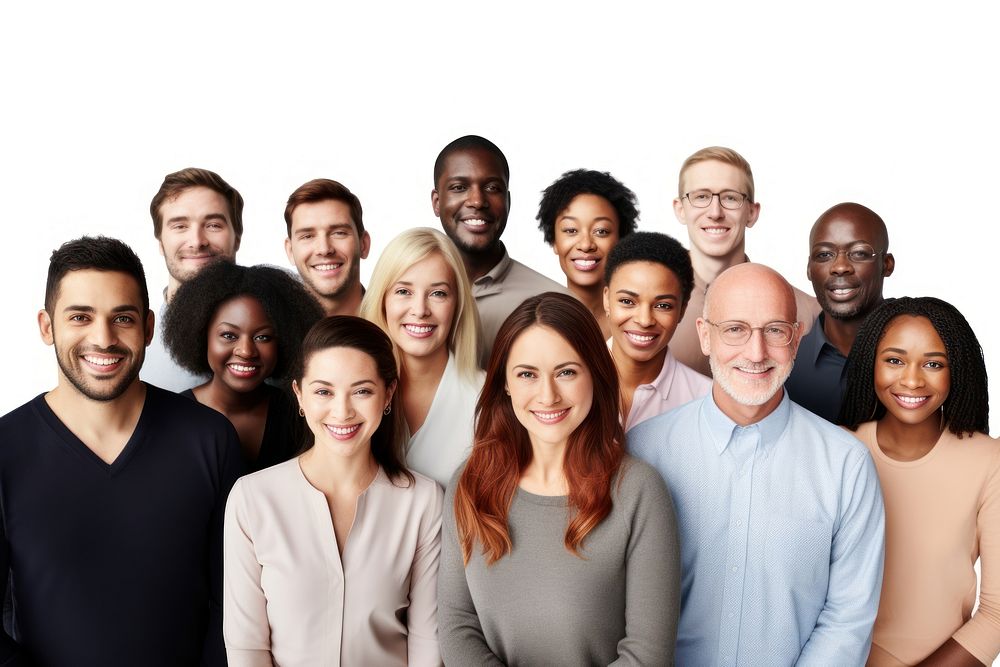 People adult white background togetherness. 