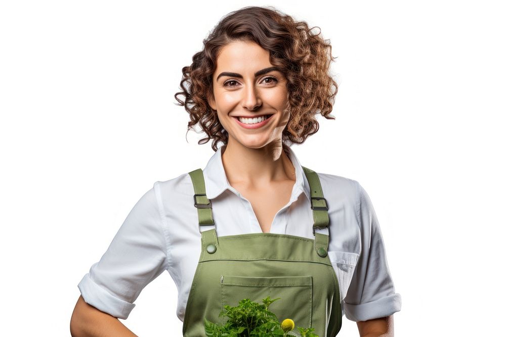 Gardening smiling female adult. AI generated Image by rawpixel.