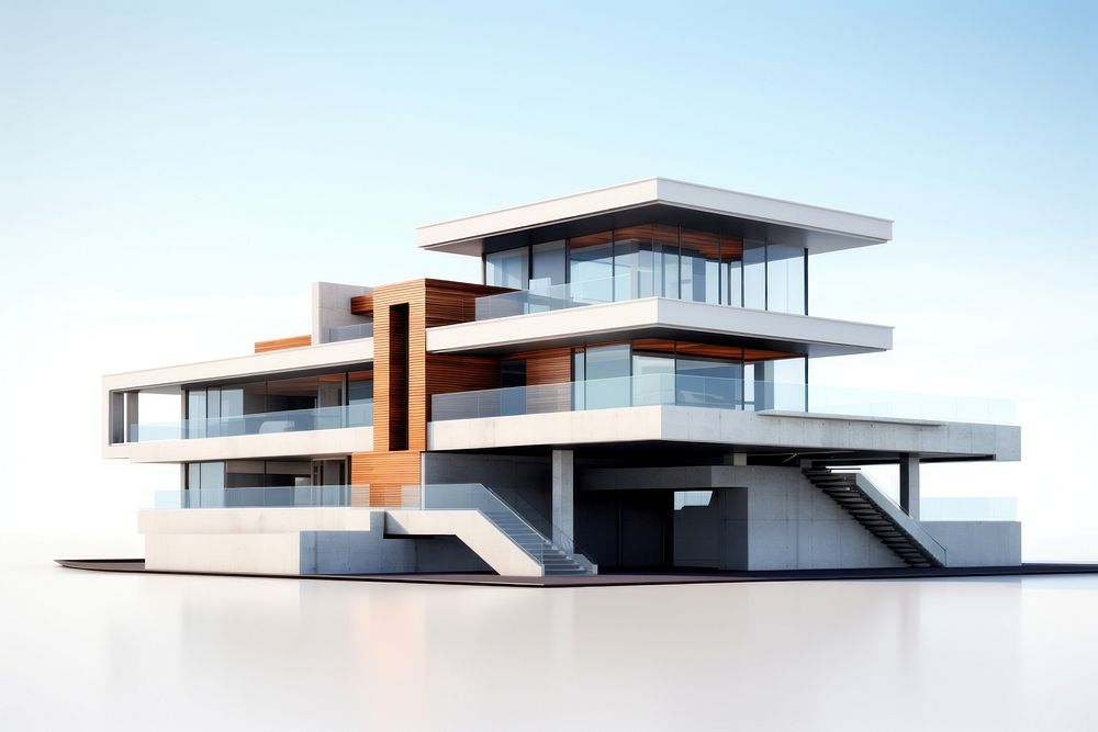 Architecture house building city. AI generated Image by rawpixel.