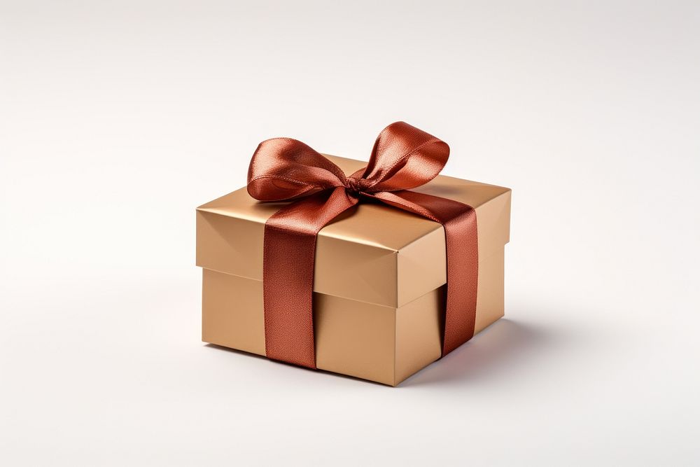 Gift box white background celebration. AI generated Image by rawpixel.