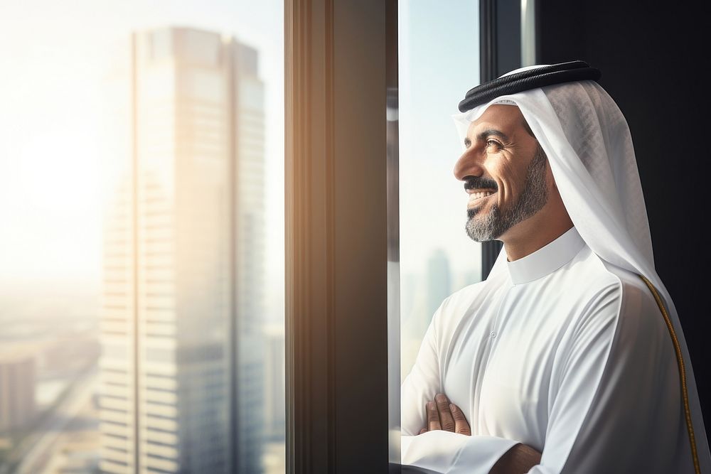 Looking window adult man.