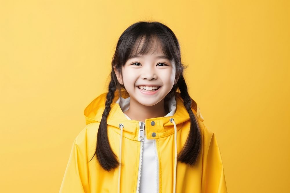 Cheerful jacket child smile. AI generated Image by rawpixel.