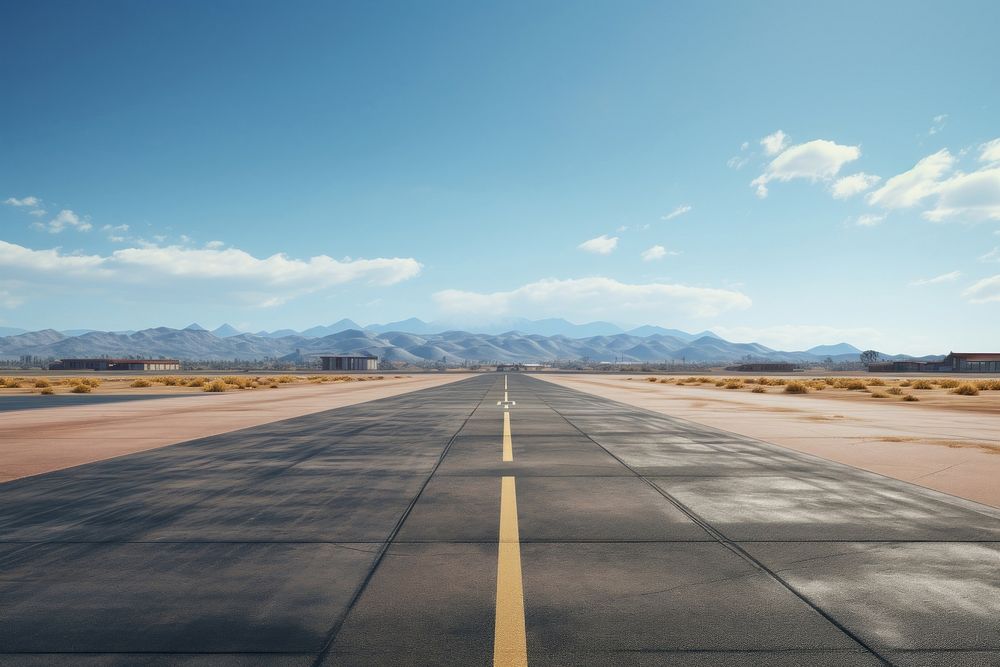 Airport outdoors asphalt highway. 