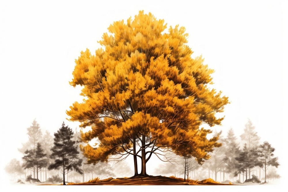Tree outdoors nature autumn. AI generated Image by rawpixel.
