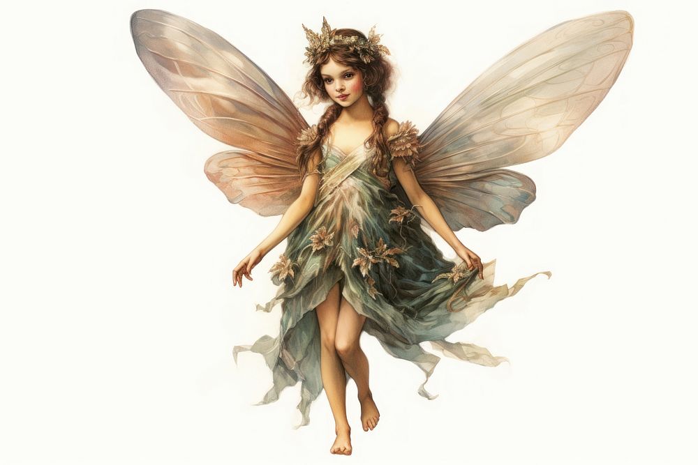 Fairy angel adult representation. 