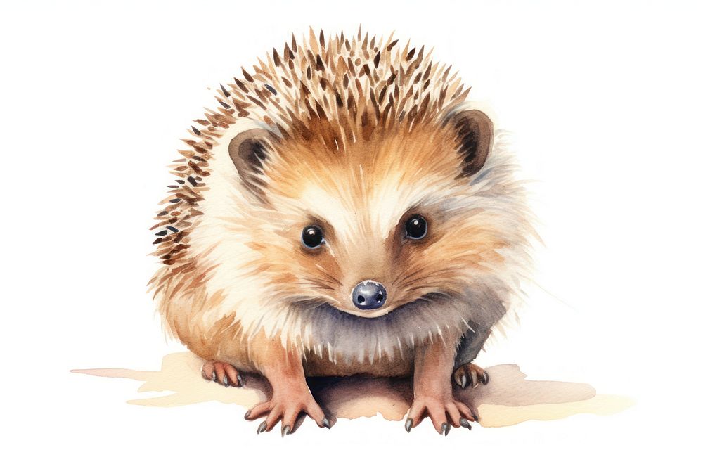 Hedgehog porcupine animal mammal. 