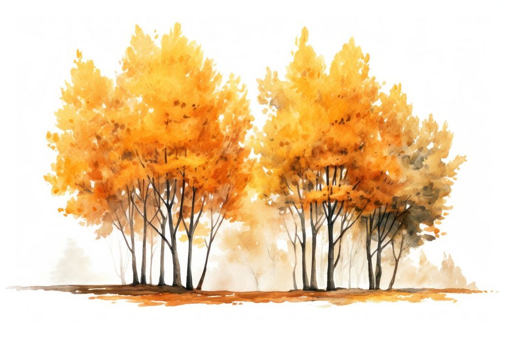 Tree outdoors autumn nature. AI generated Image by rawpixel.