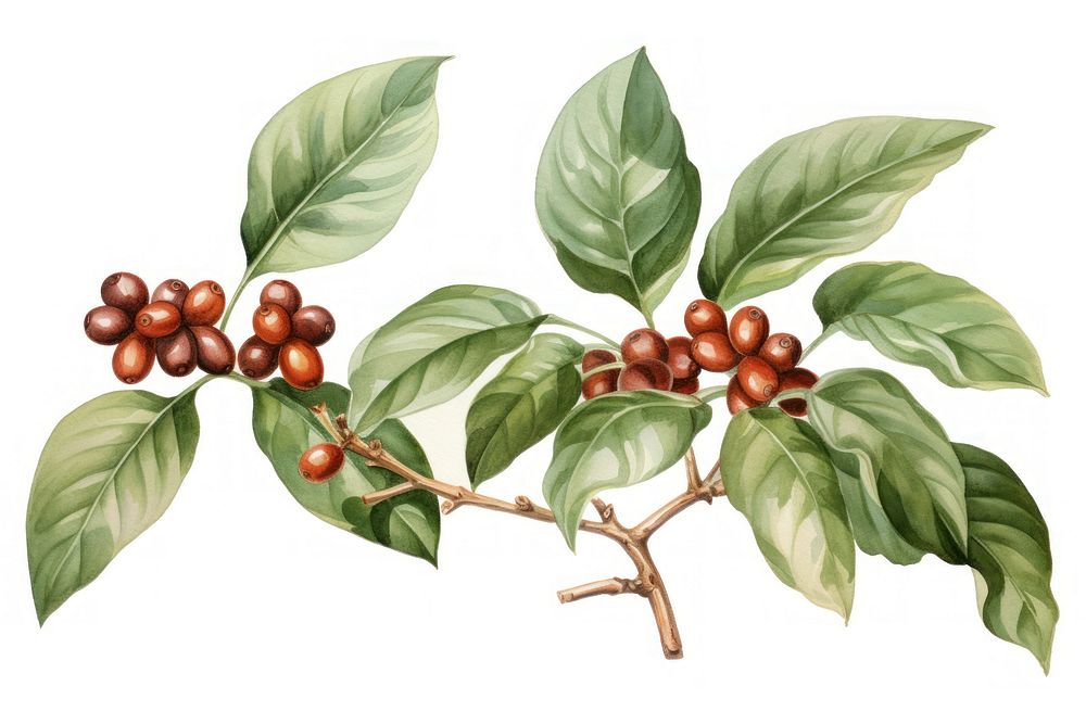 Plant coffee leaf tree. AI generated Image by rawpixel.