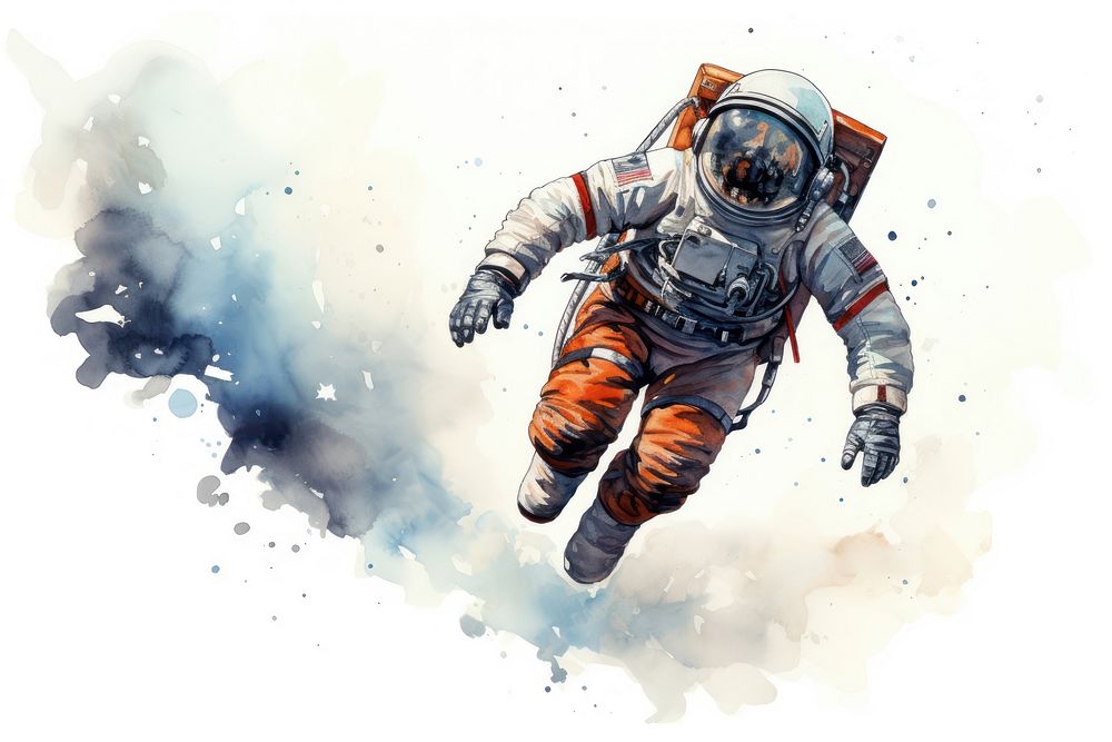 Adventure astronaut space transportation. AI generated Image by rawpixel.