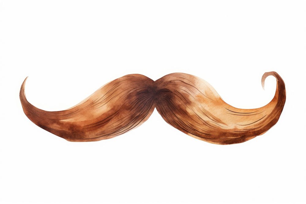 Mustache brown moustache person. AI generated Image by rawpixel.