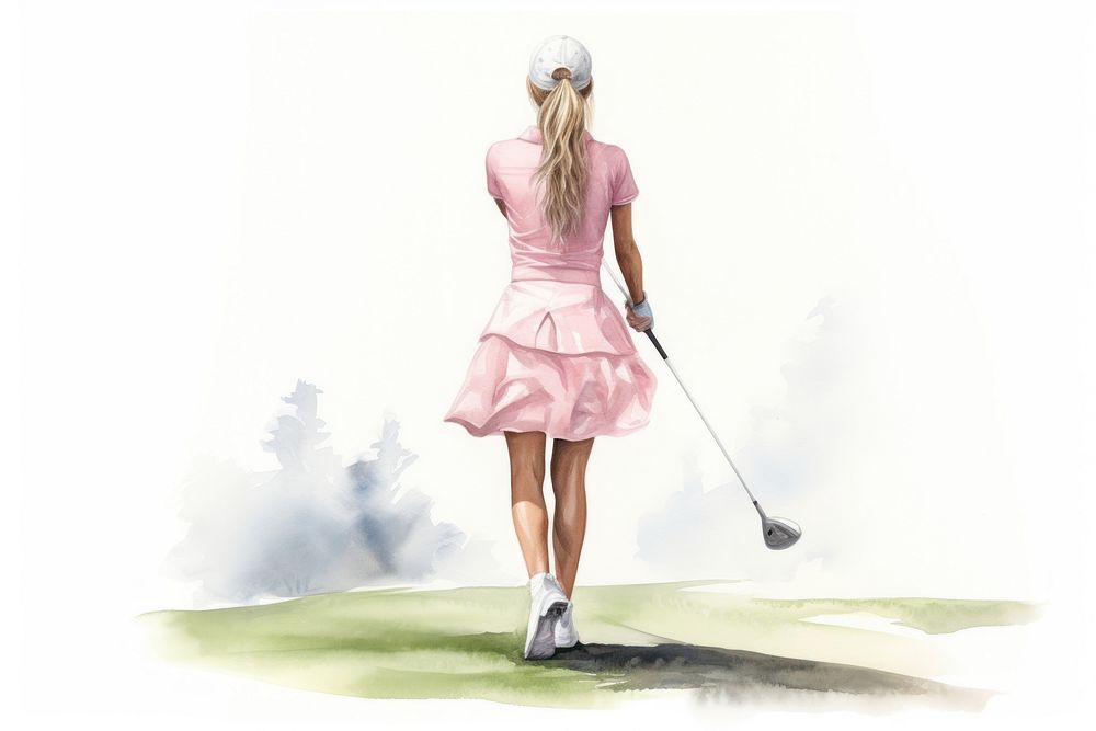Golf outdoors sports recreation. AI generated Image by rawpixel.