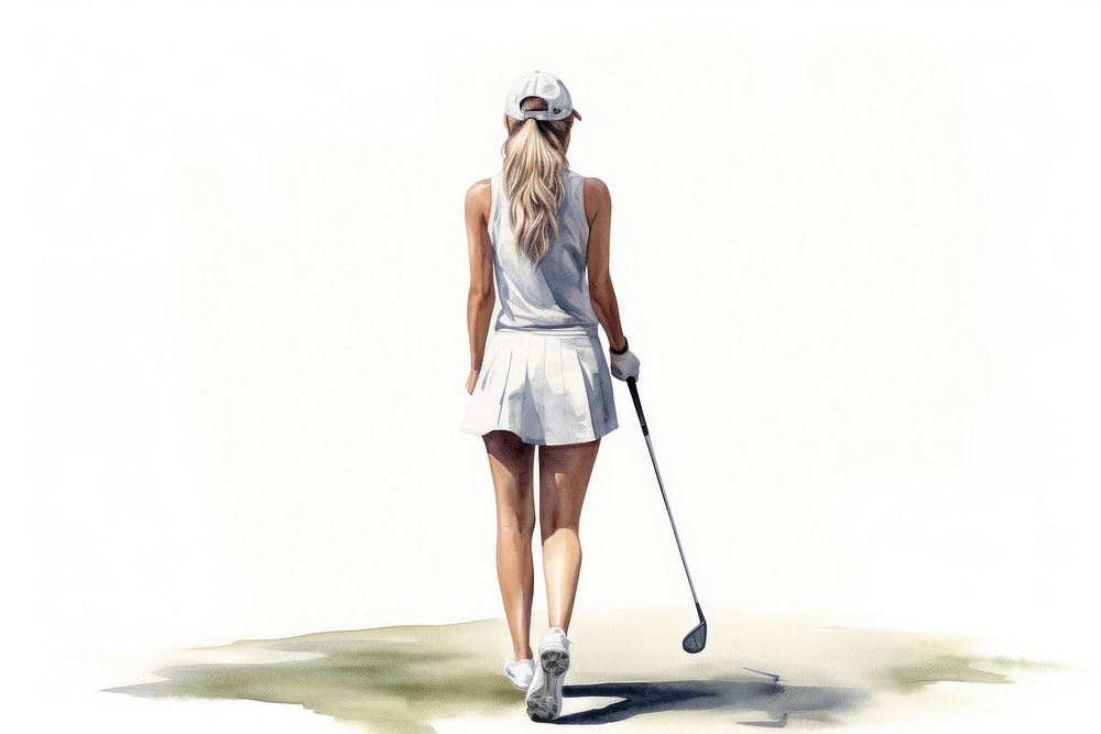 Golf outdoors sports playing golf. AI generated Image by rawpixel.