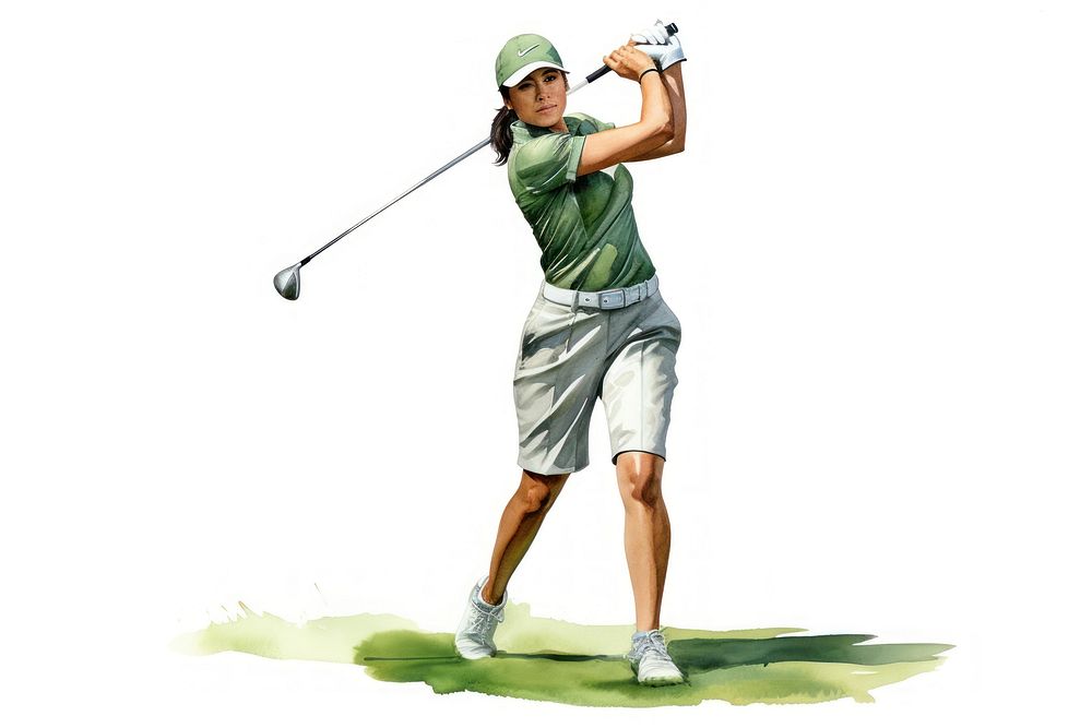 Golf sports golfer adult. AI generated Image by rawpixel.