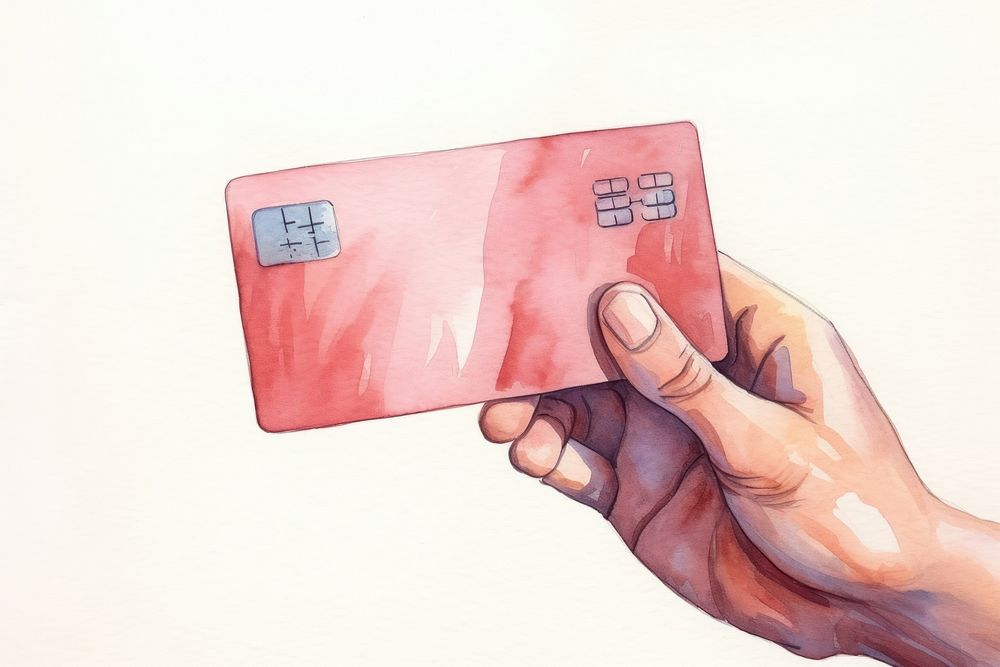 Holding hand credit card electronics. AI generated Image by rawpixel.