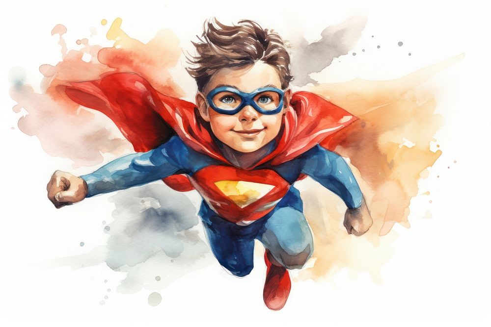 Superhero portrait glasses photography. AI generated Image by rawpixel.