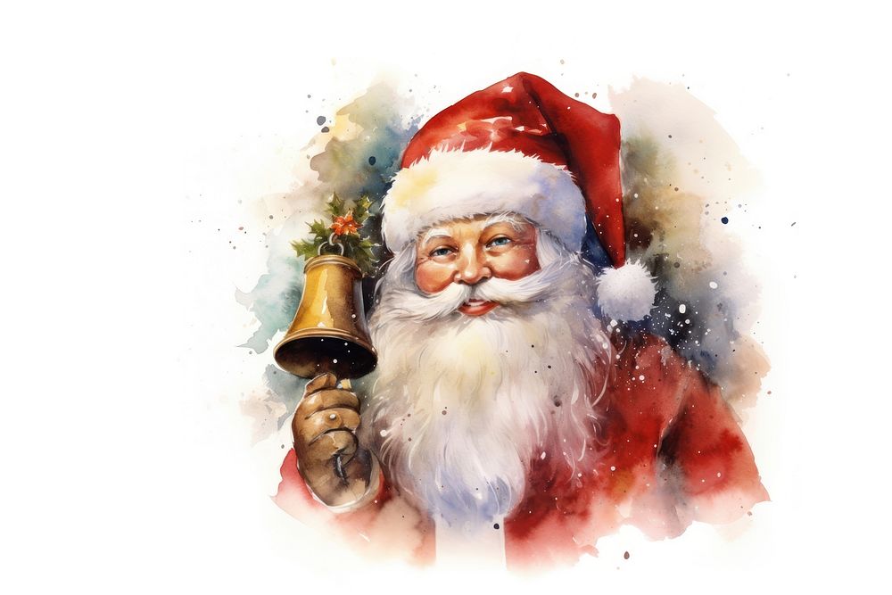 Christmas portrait christmas tree santa claus. AI generated Image by rawpixel.