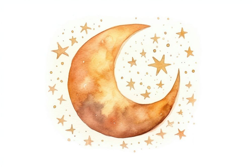 Astronomy night moon astrology. AI generated Image by rawpixel.